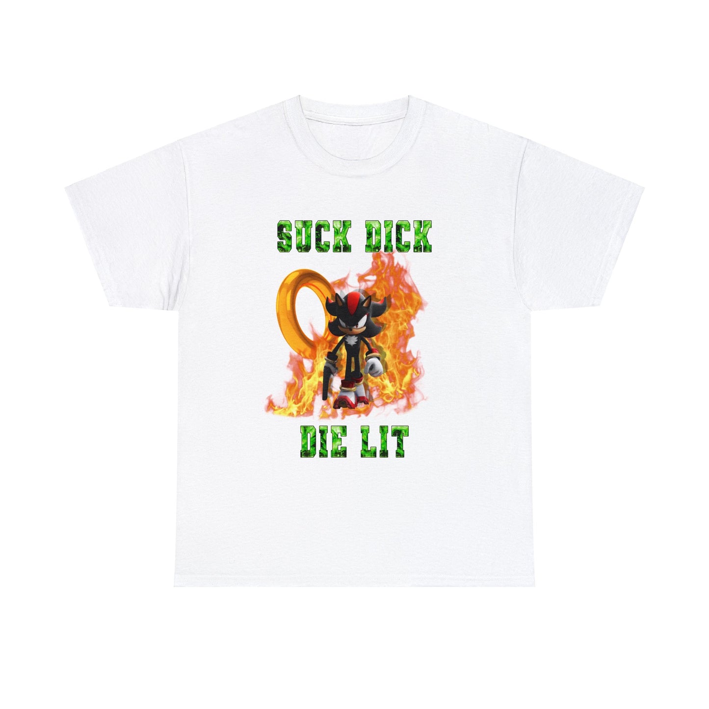 Suck Dick Die Lit Shadow the Hedgehog T-Shirt