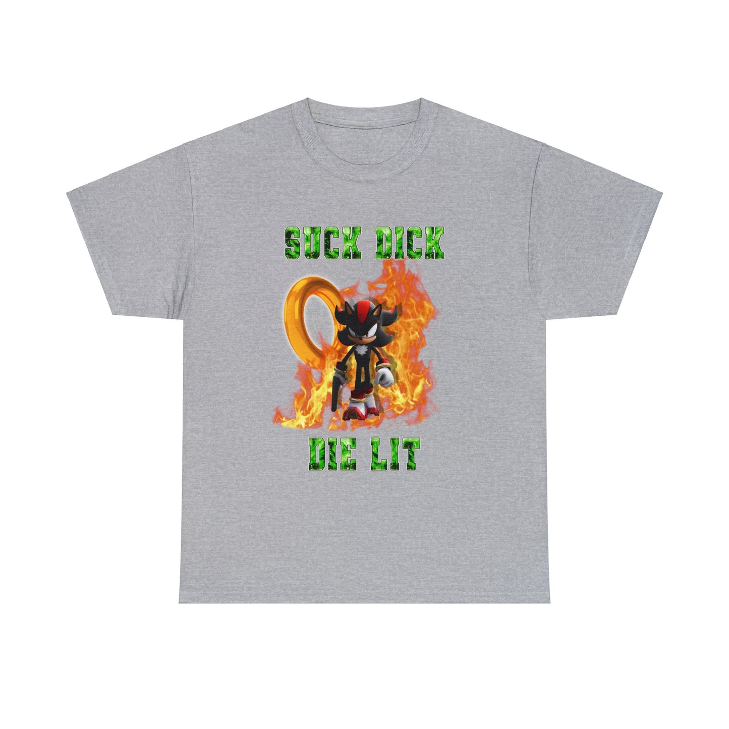 Suck Dick Die Lit Shadow the Hedgehog T-Shirt